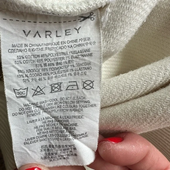 Varley Cream Cowl Neck Sweater - Picture 9 of 10